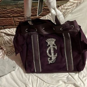 Velour Juicy Couture purse